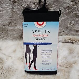 SPANX Assets Black High-Waist Shaping Tights